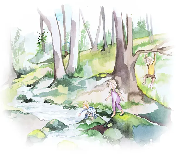 The Wee Folk - Illustration by Rachel Cowell